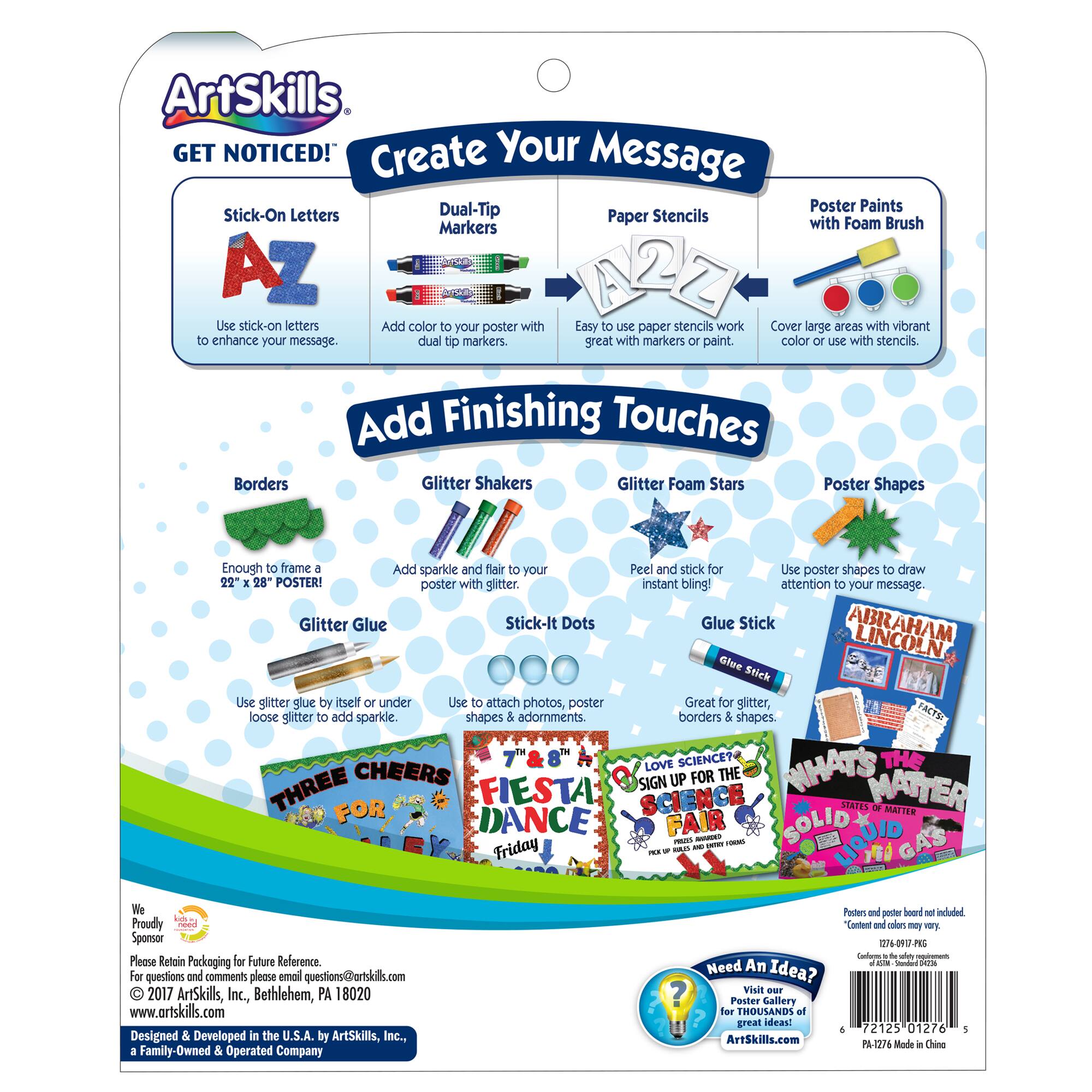 ArtSkills® 274 Piece Complete Poster Making Kit